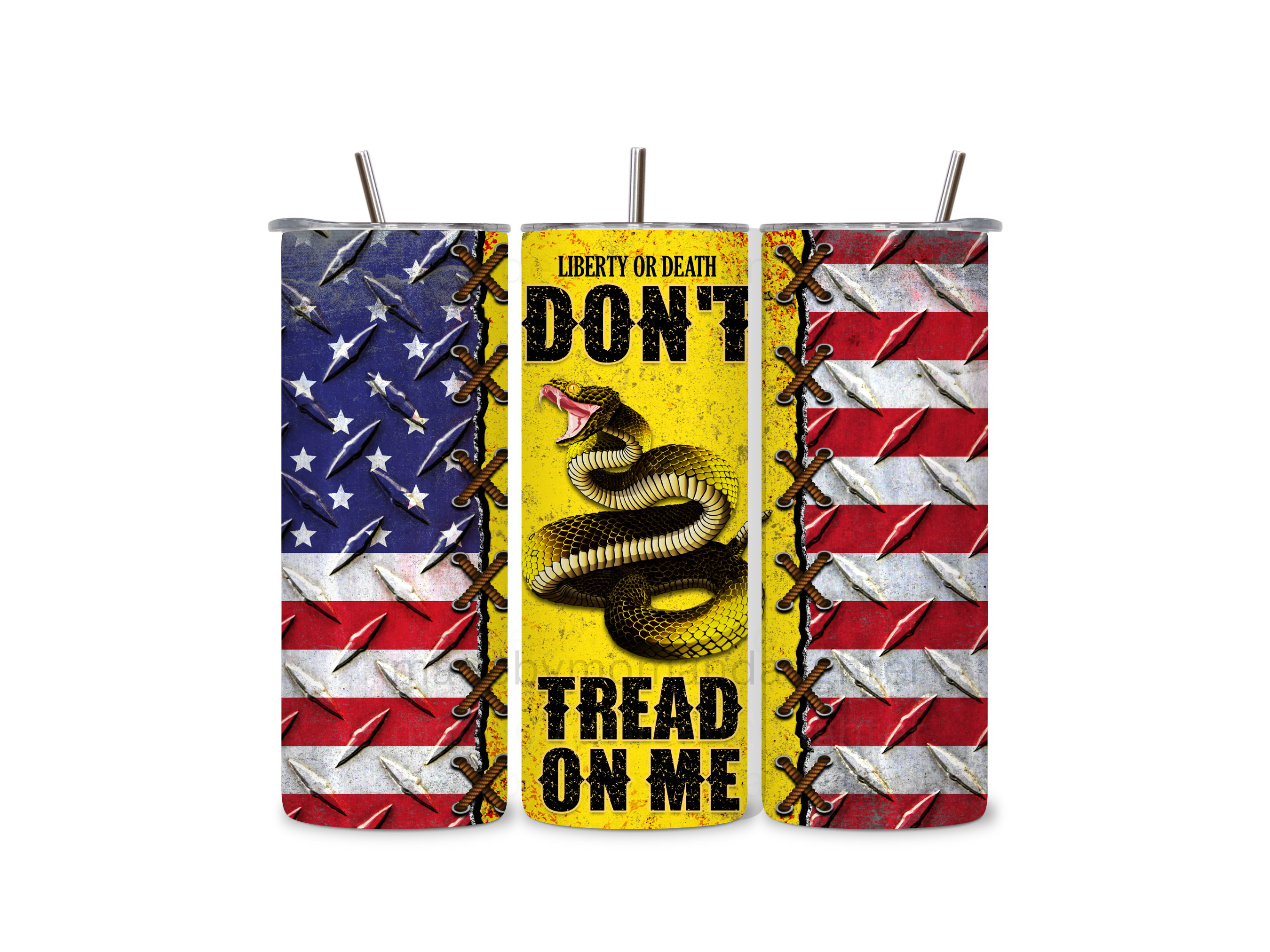 Dont Tread on me Tumbler 20oz Stainless Steel Bottle Drinkware Water Bottles Cup Washable Mug Reusable Portable Bottled Lid Straw Gift Handmade Insulated perfect gift