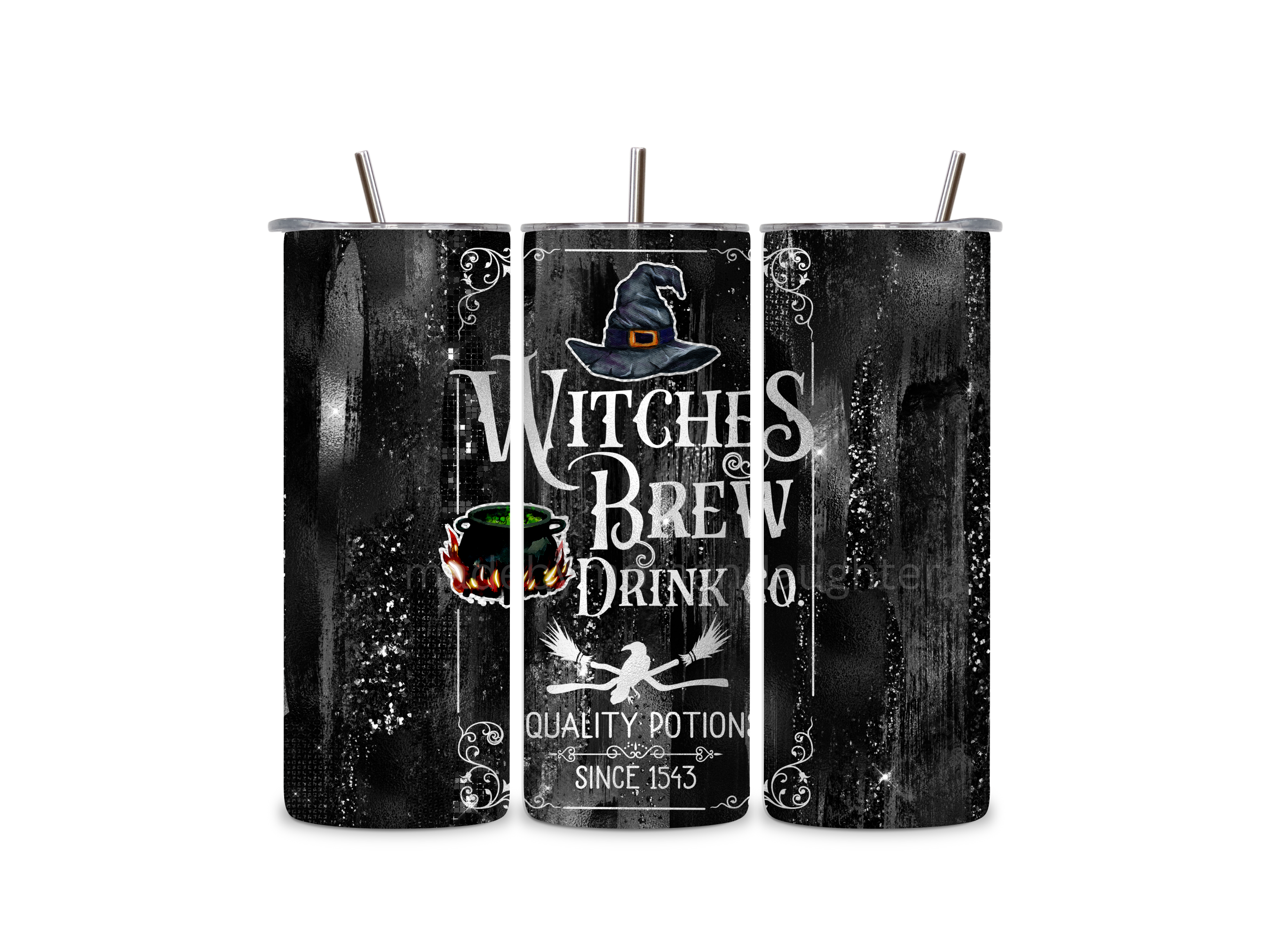 Witches Brew Tumbler 20oz Stainless Steel Bottle Drinkware Water Bottles Cup Washable Mug Reusable Portable Bottled Lid Straw Gift Handmade Insulated perfect gift