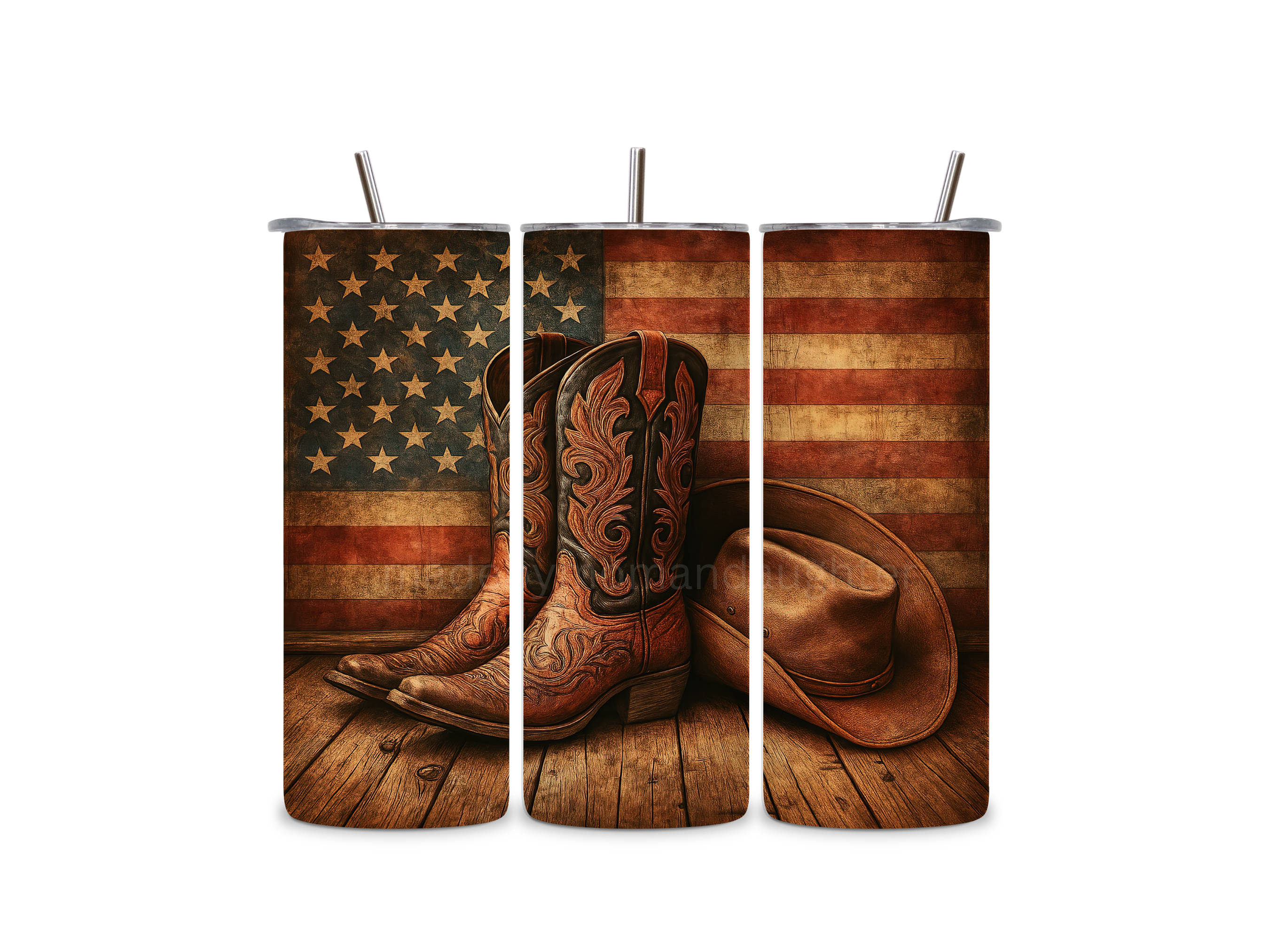 Western Tumbler 20oz Stainless Steel Bottle Drinkware Water Bottles Cup Washable Mug Reusable Portable Bottled Lid Straw Gift Handmade Insulated perfect gift
