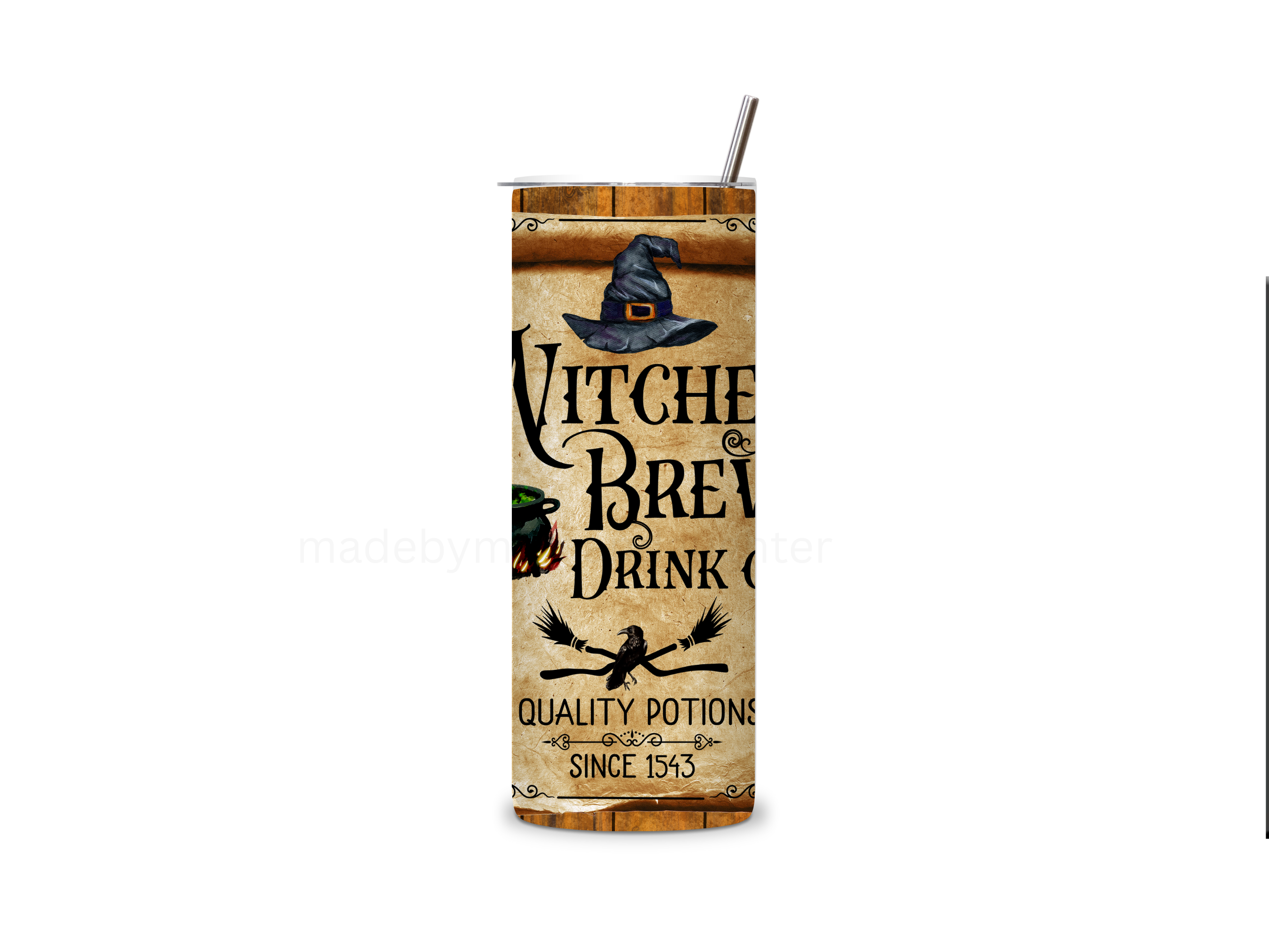 Witches Brew Tumbler 20oz Stainless Steel Bottle Drinkware Water Bottles Cup Washable Mug Reusable Portable Bottled Lid Straw Gift Handmade Insulated perfect gift